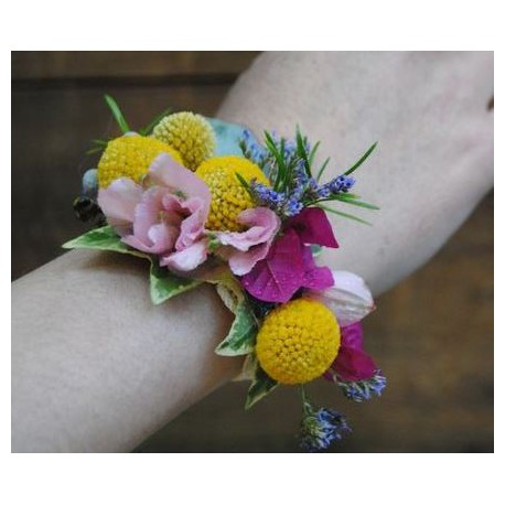 Pulsera flor natural Crespedia